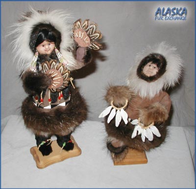 Alaska Gifts - hand made alaska eskimo dolls