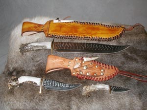 Alaska Gifts - Double blade and bowie knives