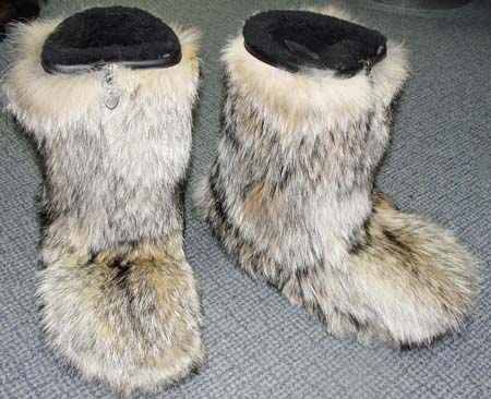 beaver skin boots